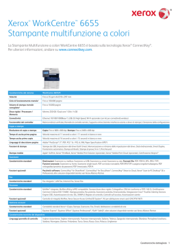 Specifiche della Xerox WorkCentre 6655