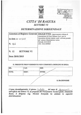 CITTA`DIRAGUSA - Comune di Ragusa