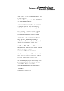 Danke dass Sie sich die M&uuml;he nehmen und einen Blick in diese