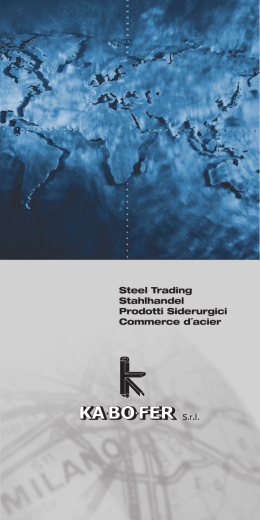 Steel Trading Stahlhandel Prodotti Siderurgici