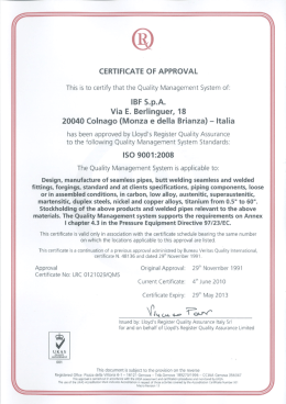 ISO 9001 Certificate