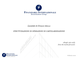 Company Profile - Finanziaria Internazionale