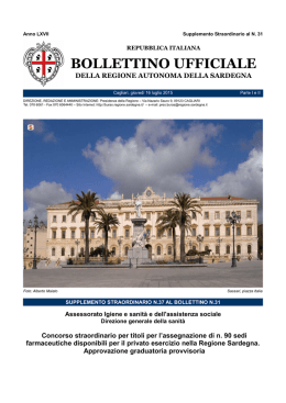 Parte I e II - Suppl. al N. 31 del 16-07-2015