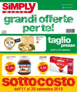 dall`11 al 20 settembre 2015