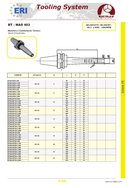 Mandrini a calettamento termico