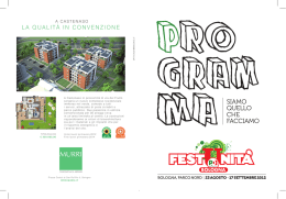 Scarica il pdf del programma della Festa dell