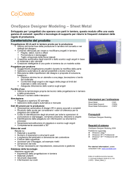 OneSpace Designer Modeling – Sheet Metal
