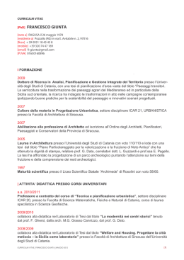 Scarica il CV completo