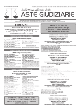 TRIbUNALE DI FIRENZE