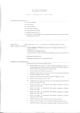 curriculum componente commissione dott.attardi