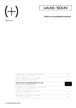 Stufe con scambiatore termico