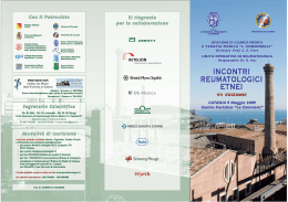 Regione Siciliana A. R.S. \ Comune di Catania Provincia Regionale