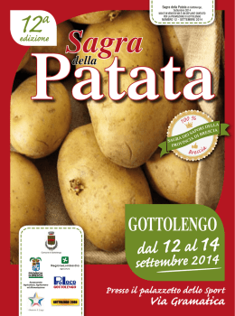 dal 12al14 - Comune di Gottolengo