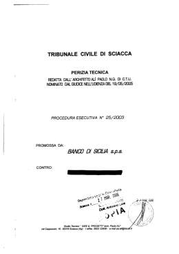 TRIBUNALE CIVILE DI SCIACCA