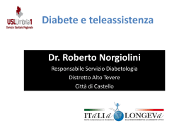 Il modello organizzativo del Servizio di Diabetologia