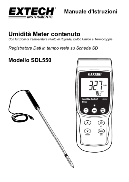 Misuratore di Umidit&agrave;