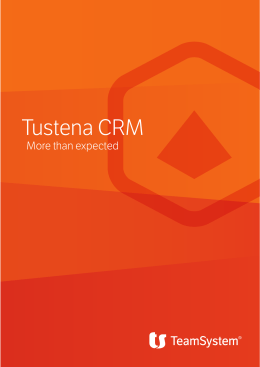 Tustena CRM - TeamSystem