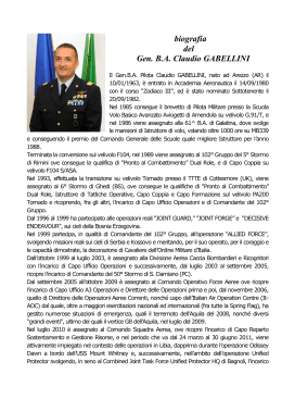 biografia del Gen. B.A. Claudio GABELLINI