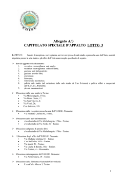 Lotto 3 Allegato A