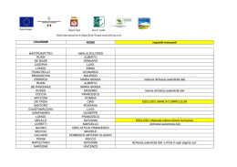 short list consulenti ed esperti gal meriaunia 2011