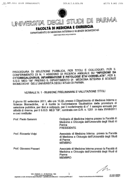 UNIVERSIT&Agrave; DEO STUDI DI PARMA