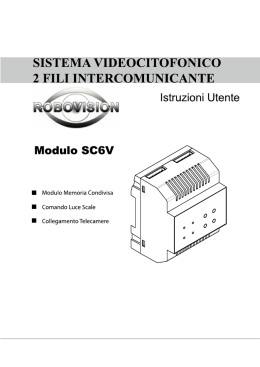 SISTEMA VIDEOCITOFONICO