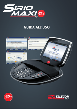 sirio maxi by alice - Assistenza Tecnica