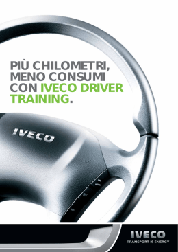 più chilometri, meno consumi con iveco driver training.