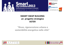 SMART SWAP BUILDING un progetto strategico ASTER "Riuso