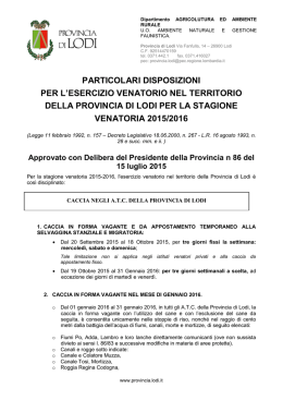 LODI 2015/2016