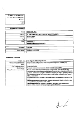 cv. Serani - Comune di Rieti