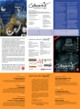 i Workshop del - Collinarea Festival 2015