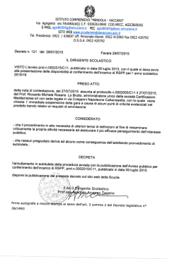 ISTITUTO COMPRENSIVO &ldquo;MENDOLA