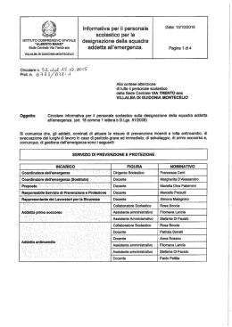 52 informativa squadra emergenza via trento