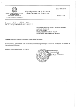 97 organigramma sicurezza via Trento
