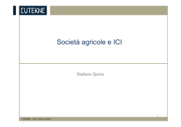 Definizione di società agricola - Ordine dei Dottori Commercialisti e