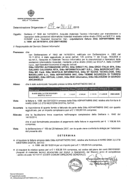Determinazione del 30 Gennaio 2015, N. 197 [file]