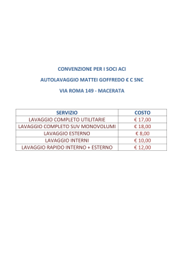 Autolavaggio Goffredo