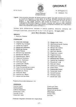 N.114 O.d.G. - Comune di Bergamo