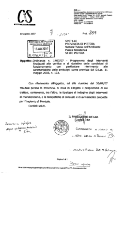 Societ&agrave; soggetta e direzione e coordinamento di ClS s.p.a. Capitale