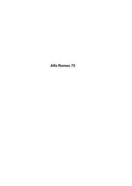 Alfa Romeo 75 - Alfa