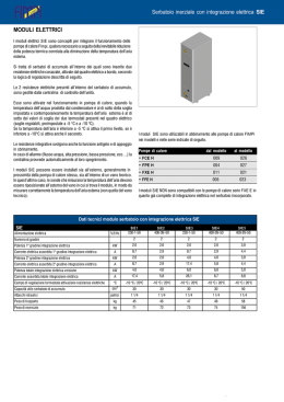 Serbatoio inerziale con integrazione elettrica SIE MODULI