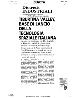 SOCIETA` DEL GRUPPO REGIONALE 3