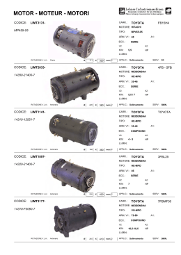 Catalogo motori x motore - Lehner Industriemaschinen