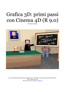 Grafica 3D: primi passi con Cinema 4D (R 9.0)