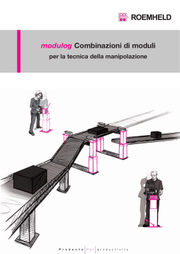 modulog Combinazioni di moduli per la tecnica della manipolazione