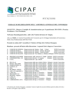 Delibera di nomina Consiglio di Amministrazione