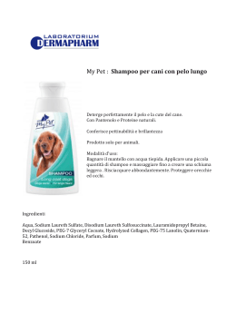 MY PET Shampoo - Fashion Pets Di Alessandro Borzelli
