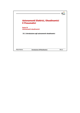 Introduzione Oleodinamica - Home Page