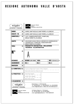 Untitled - Regione Autonoma Valle d`Aosta